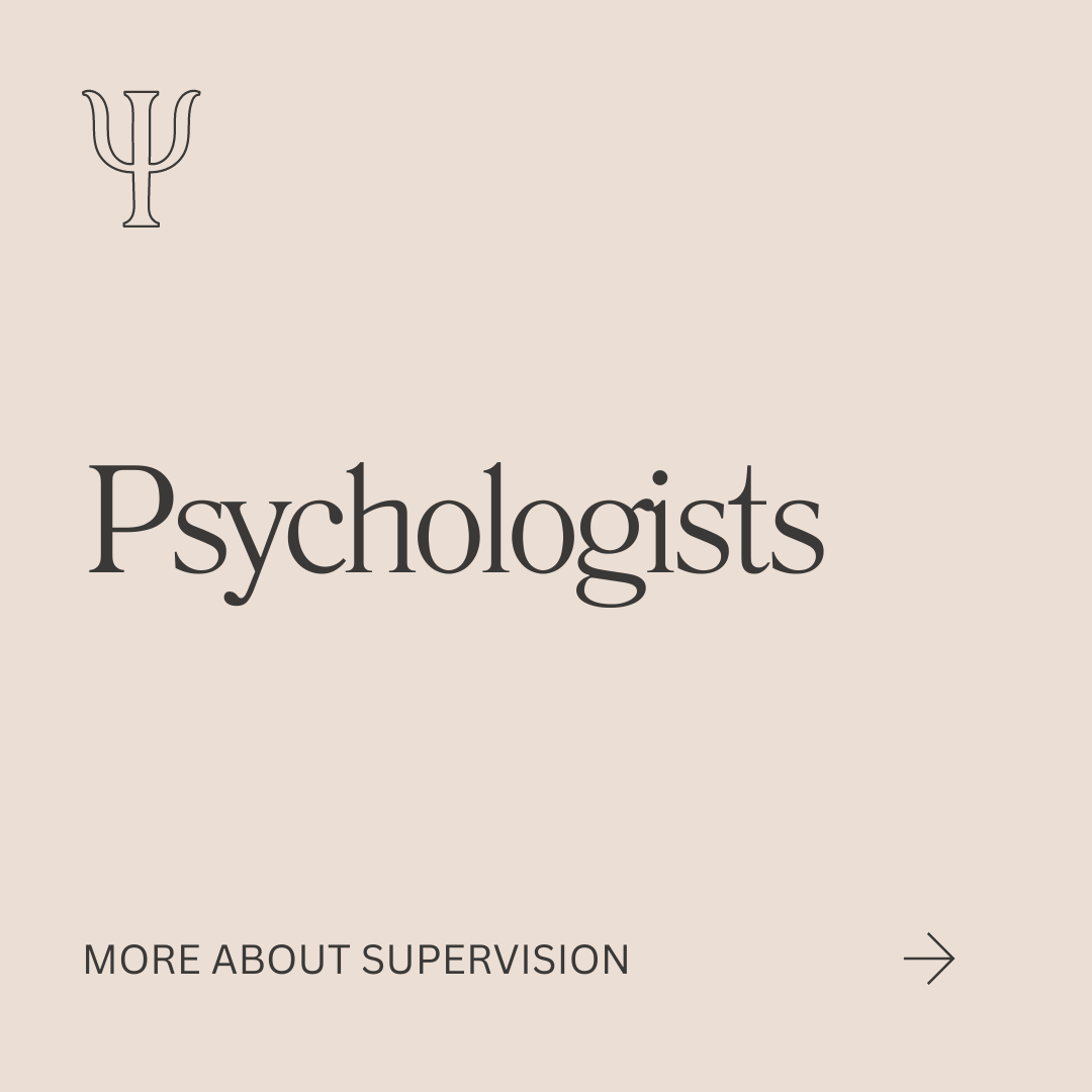 supervision for provisional psychologists and clinical registrars